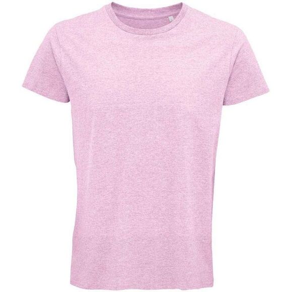 SOLS Mens Crusader Heather T-Shirt / Pink - Picture 1 of 3